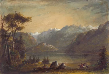 Lake Scene, Wind River Mountains, c.1837