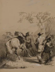 Preparing for a Buffalo Hunt