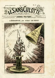 Cover of Le Sans-Panlotte, number 12, Satirical in colors