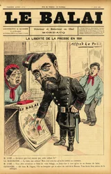 Illustration of Alfred Le Pepetit for the Cover of Le Bai, no 6