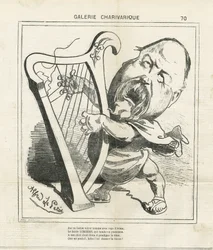Illustration of Alfred Le Pete (1841-1909) in Le Charivari