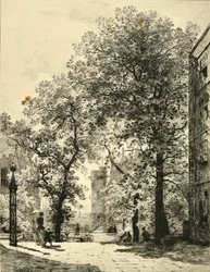 Fountain Court, Temple