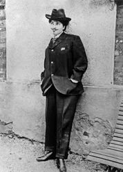 Misia Nathanson Dressed as a Man, c. 1900
