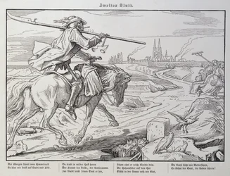 Death Rides to Town, plate 2 from 