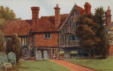Lych Gate from Churchyard, Penshurst