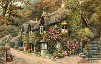 Thatched Cottages, Blackpool Sands, South Devon