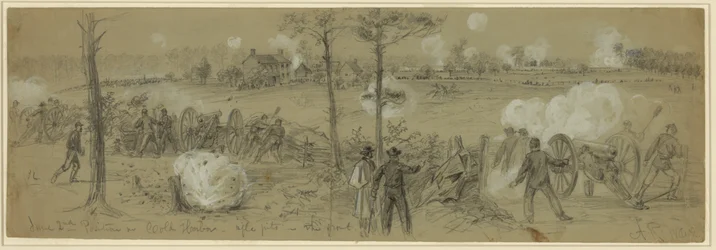 June 2nd Position Near Cold Harbor - Rifle Pits in the Front