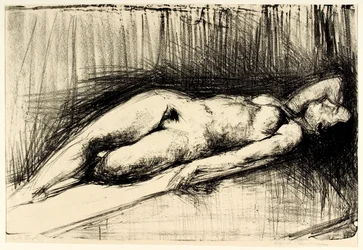 Reclining Female Model