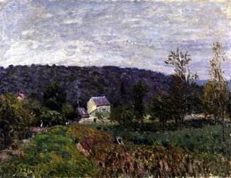 Autumn Evening on the Outskirts of Paris