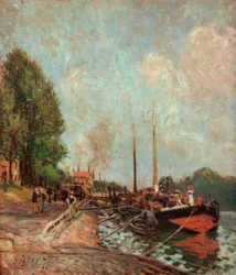 Barge in Billancourt