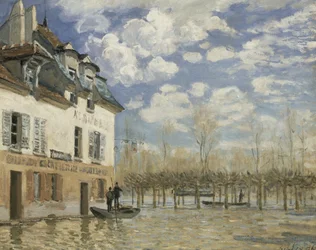 Boat in the Flood at Port Marly