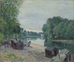 Huts at the Edge of the Loing