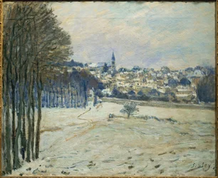 Snow in Marly-le-Roi