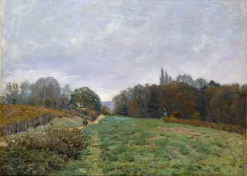 Landscape at Louveciennes, 1873