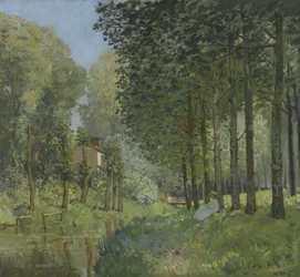 Rest Along the Stream. Edge of the Wood, c1878