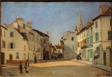 Rue de la Chaussée in Argenteuil, also called Place in Argenteuil