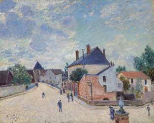 Street in Moret, c. 1890