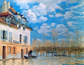 The Boat in the Flood, Port-Marly, 1876