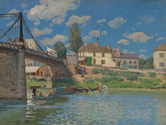 The Bridge at Villeneuve-la-Garenne, 1872