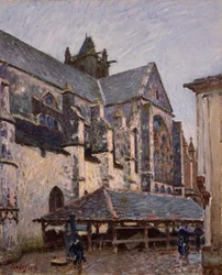 The Church at Moret in the Rain, 1894