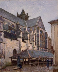 The Church at Moret in the Rain, 1894