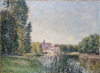 The Loing and the Church at Moret
