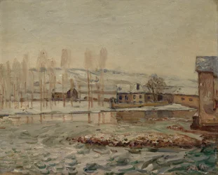 The Mills at Moret, 1890