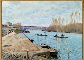 The Seine in Port, Marly, Sandpile