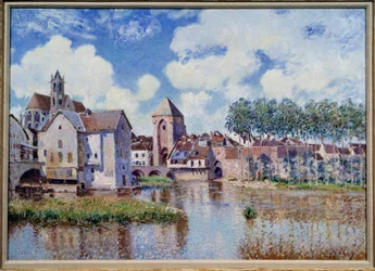 View of Moret on Loing