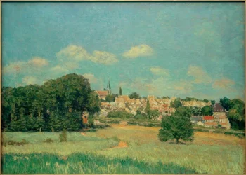 View of Marly-le-Roi, Sun Effect