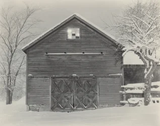 Barn and Snow