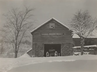 Barn and Snow