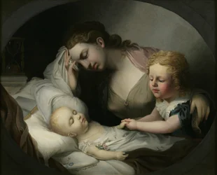 Mother Lamenting Over Her Child