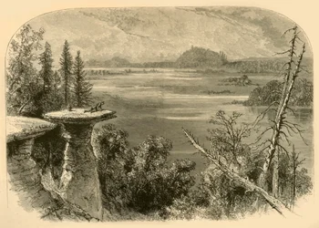 Stand Rock, on the Wisconsin River, 1874
