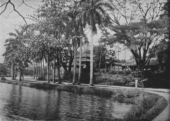 Kandy - A Picturesque Corner of the Lake, c. 1890