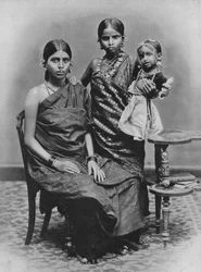 Tamil Ladies with Far and Toe Ornaments