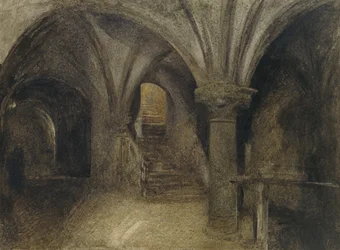 The Crypt of the Aquilon, Mont St Michel, c. 1876