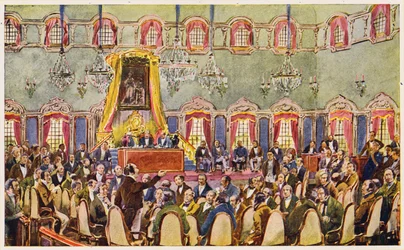 Approval of the Portuguese Constitution by the Cortes