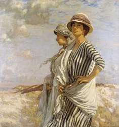 Mrs Talmage and a Friend