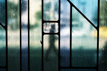 Rainy Glass Street View