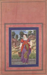 Summer, from a Series of the Four Seasons, Folio from the Davis Album