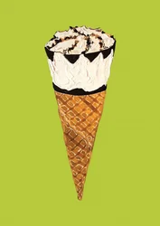 Refreshing Ice Cream Cone