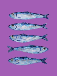 Vibrant Blue Sardines