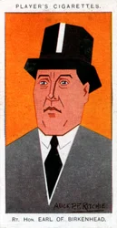 Frederick Edwin Smith, 1st Earl of Birkenhead, Lord Chancellor, 1926