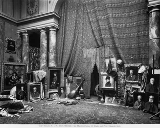 Studio of the Florentine painter Eduardo Gelli, in Via Marsilio Ficino 10, Florence