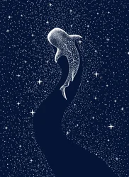 Whale Shark Cosmic Journey