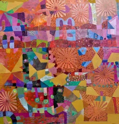 Vibrant Geometric Patchwork