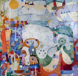 Whimsical Patchwork City