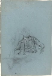 Study of a Seated Man