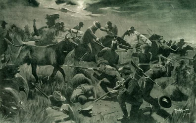 Brilliant Defence by New Zealanders at Holspruit, February 25, 1902